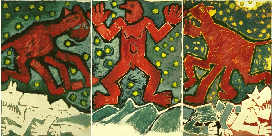 Triptychon keine Angst